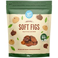 Los mejores  - Marca Amazon - Happy Belly Higos orgánicos- 8 x 200 g